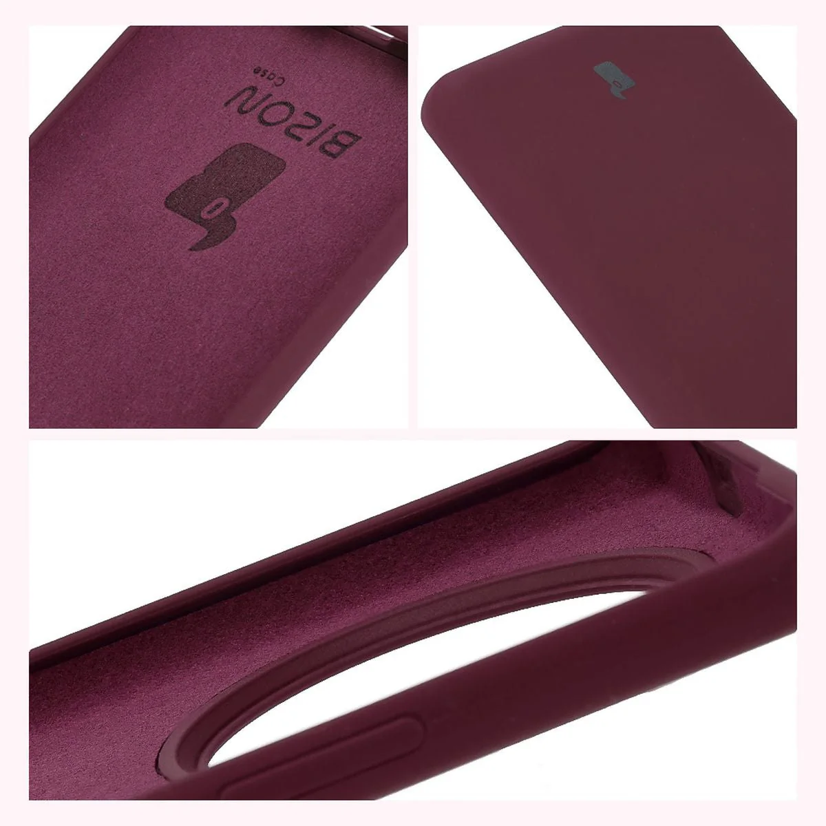 Silikon Handyhülle für Honor Magic7 Lite, Bizon Soft Case, Pflaumenfarbe - Image 6