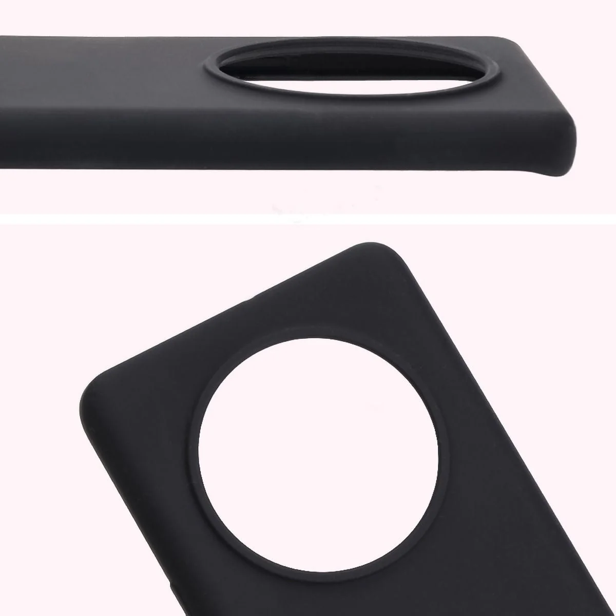 Silikon Handyhülle für Honor Magic7 Lite, Bizon Soft Case, Schwarz - Image 5