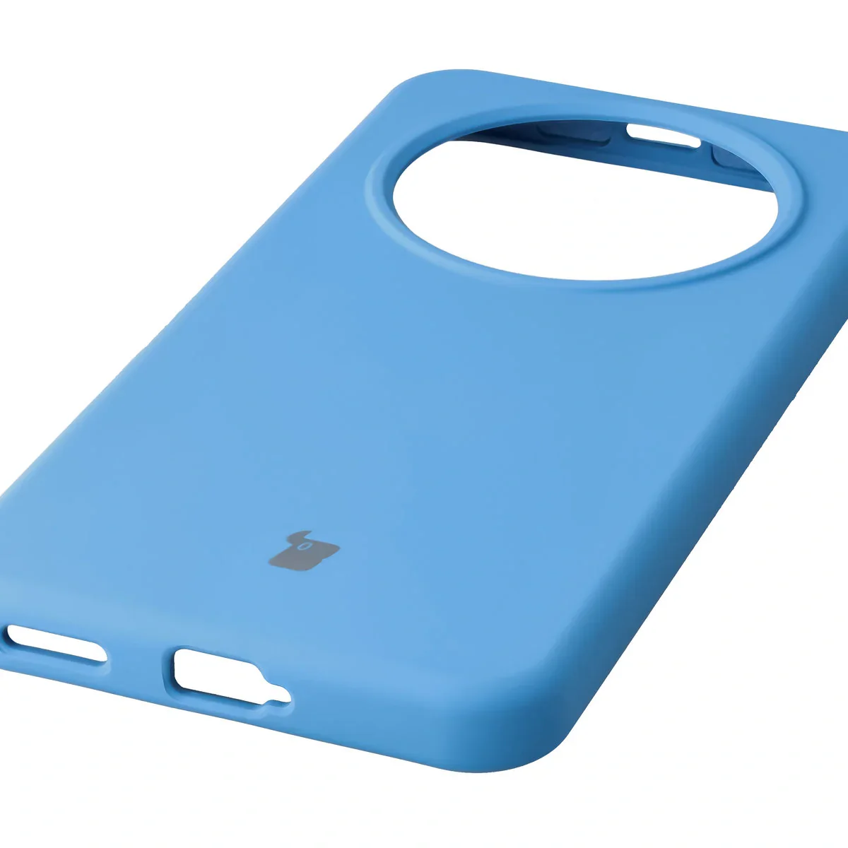 Silikon Handyhülle für Honor Magic8 Lite, Bizon Soft Case, Blau - Image 3