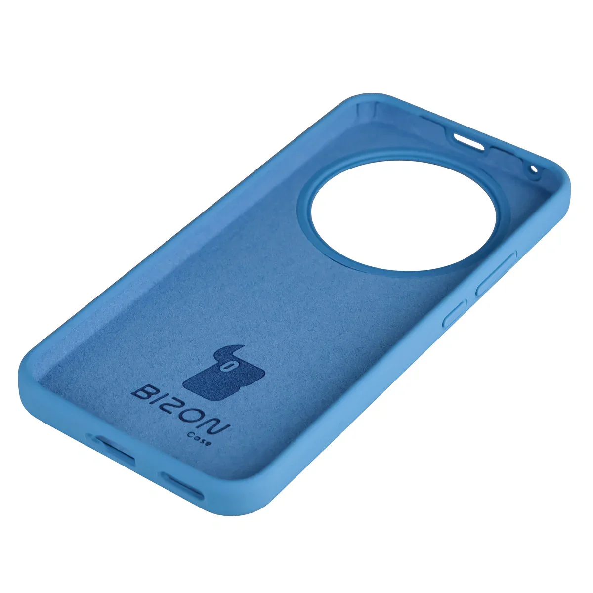 Silikon Handyhülle für Honor Magic8 Lite, Bizon Soft Case, Blau - Image 4