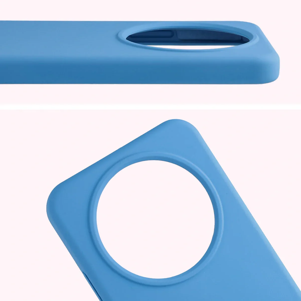 Silikon Handyhülle für Honor Magic8 Lite, Bizon Soft Case, Blau - Image 5