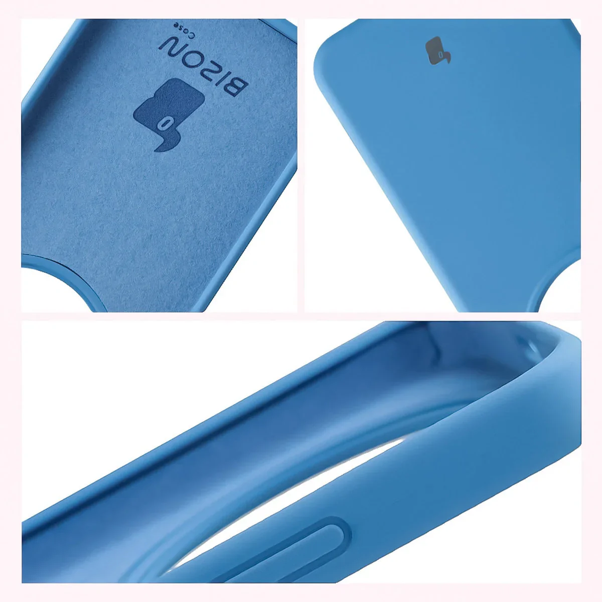 Silikon Handyhülle für Honor Magic8 Lite, Bizon Soft Case, Blau - Image 6
