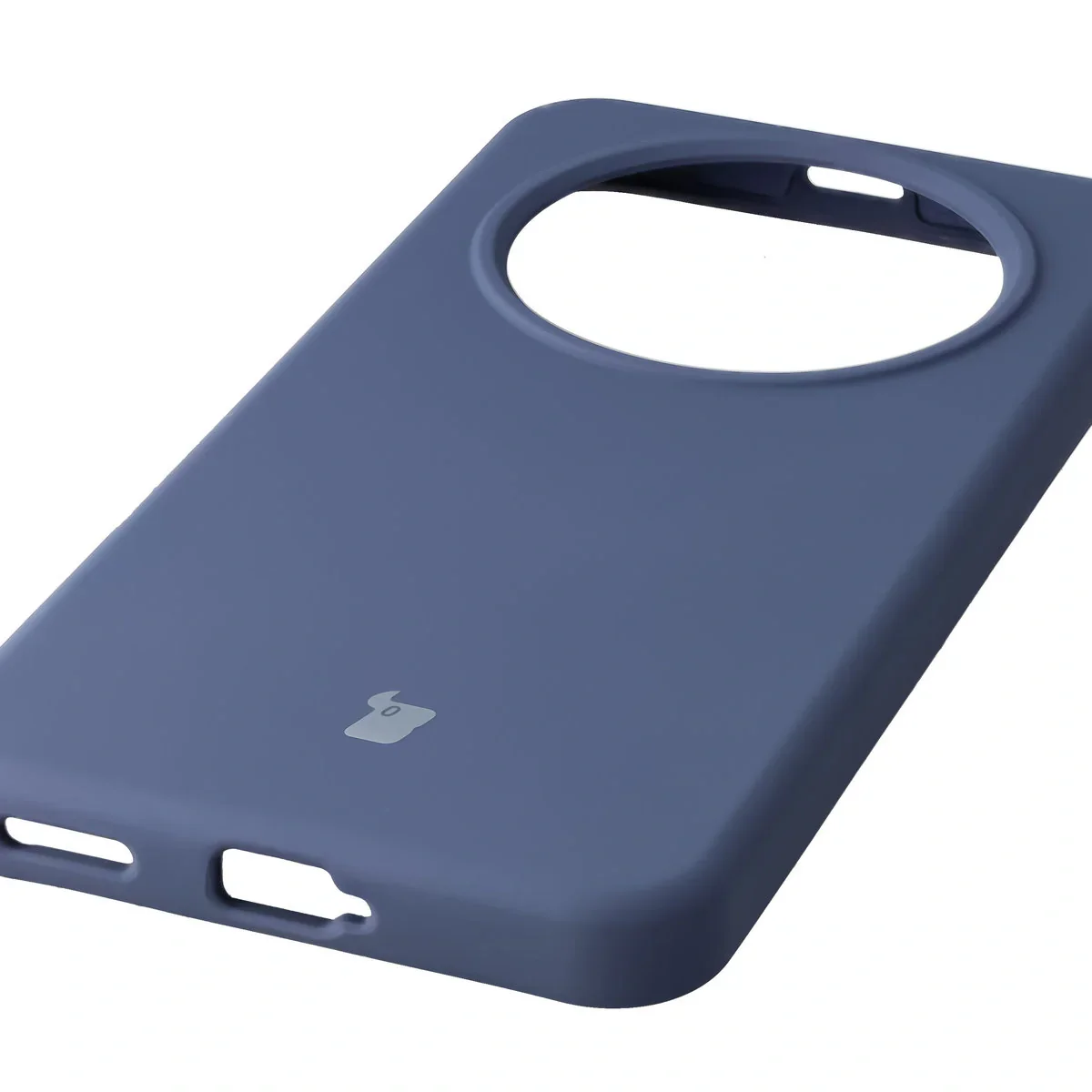 Silikon Handyhülle für Honor Magic8 Lite, Bizon Soft Case, Dunkelblau - Image 3