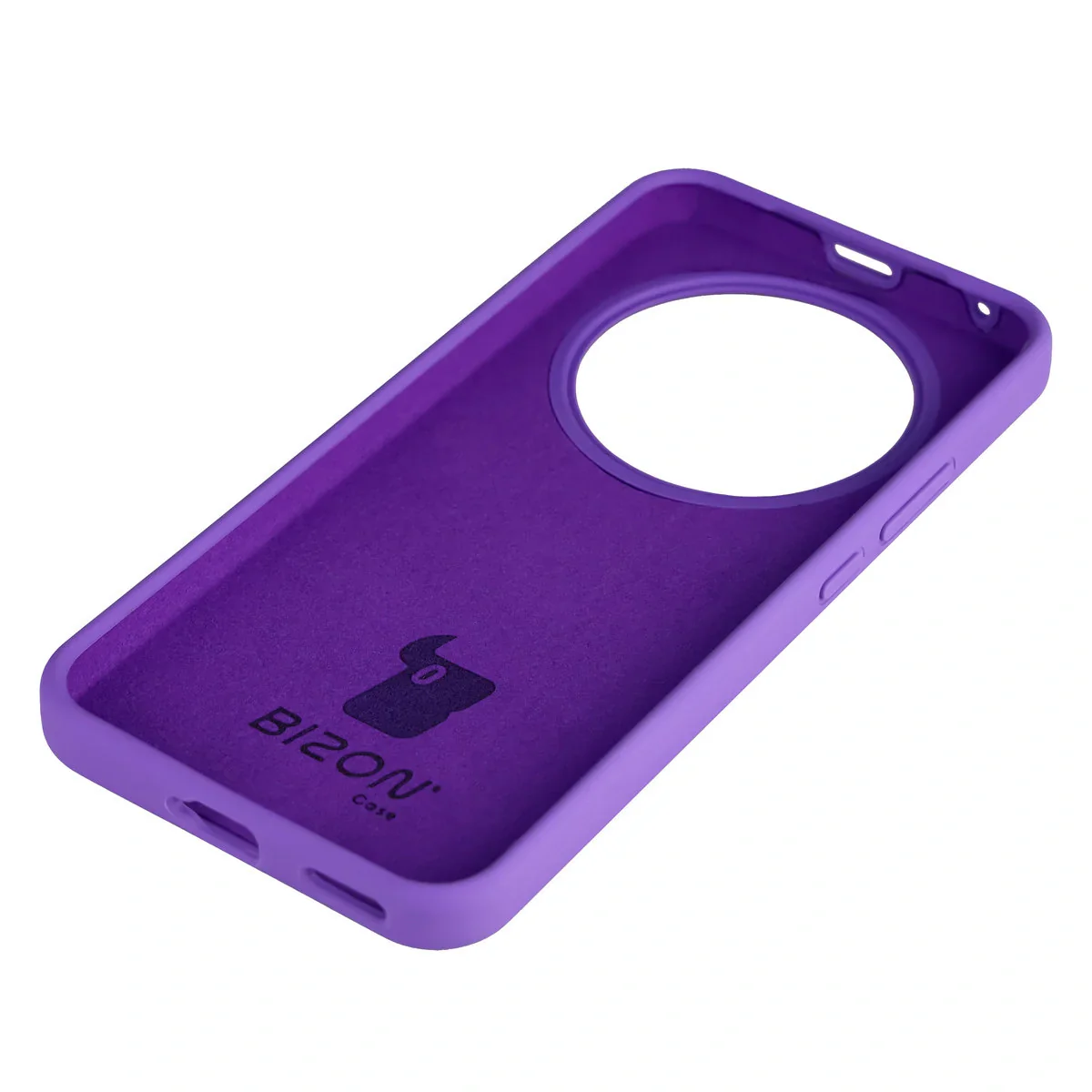 Silikon Handyhülle für Honor Magic8 Lite, Bizon Soft Case, Violett - Image 4