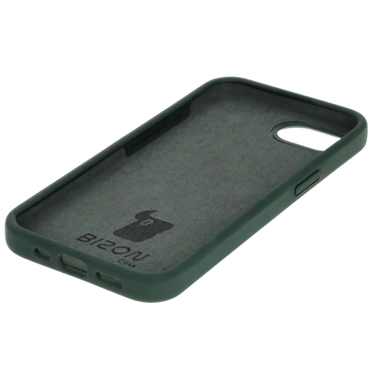 Silikon Handyhülle für iPhone 17e / 16e, Bizon Soft Case, Dunkelgrün - Image 4
