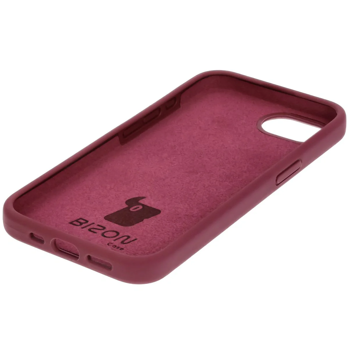 Silikon Handyhülle für iPhone 17e / 16e, Bizon Soft Case, Pflaumenfarbe - Image 4