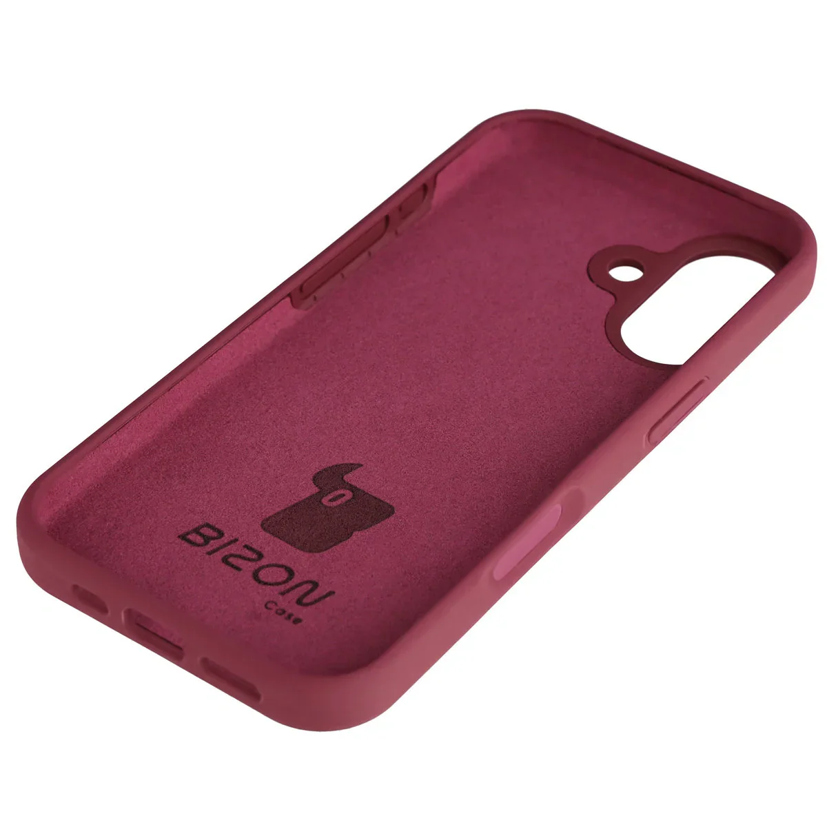 Silikon Handyhülle für iPhone 17, Bizon Soft Case, Pflaumenfarbe - Image 4