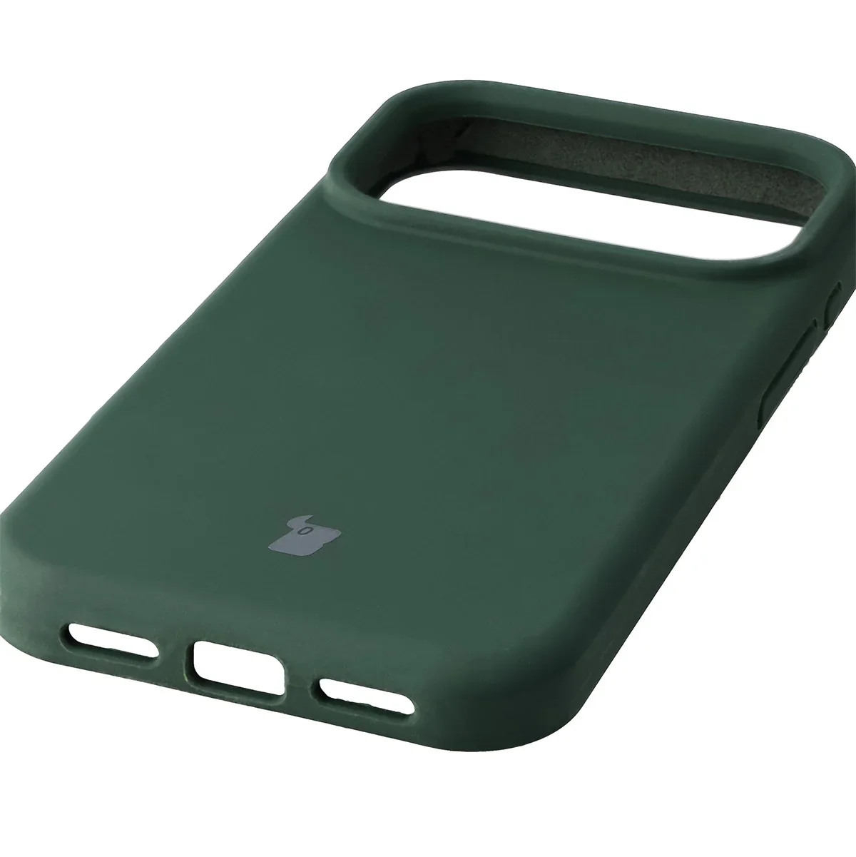 Silikon Handyhülle für iPhone 17 Pro, Bizon Soft Case, Dunkelgrün - Image 3