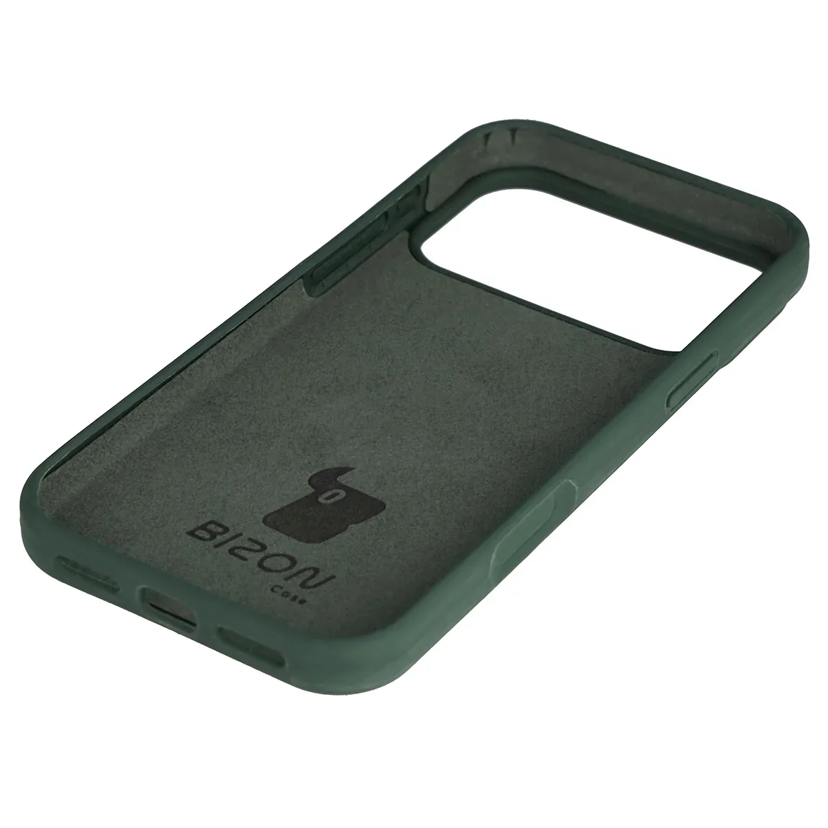 Silikon Handyhülle für iPhone 17 Pro Max, Bizon Soft Case, Dunkelgrün - Image 4