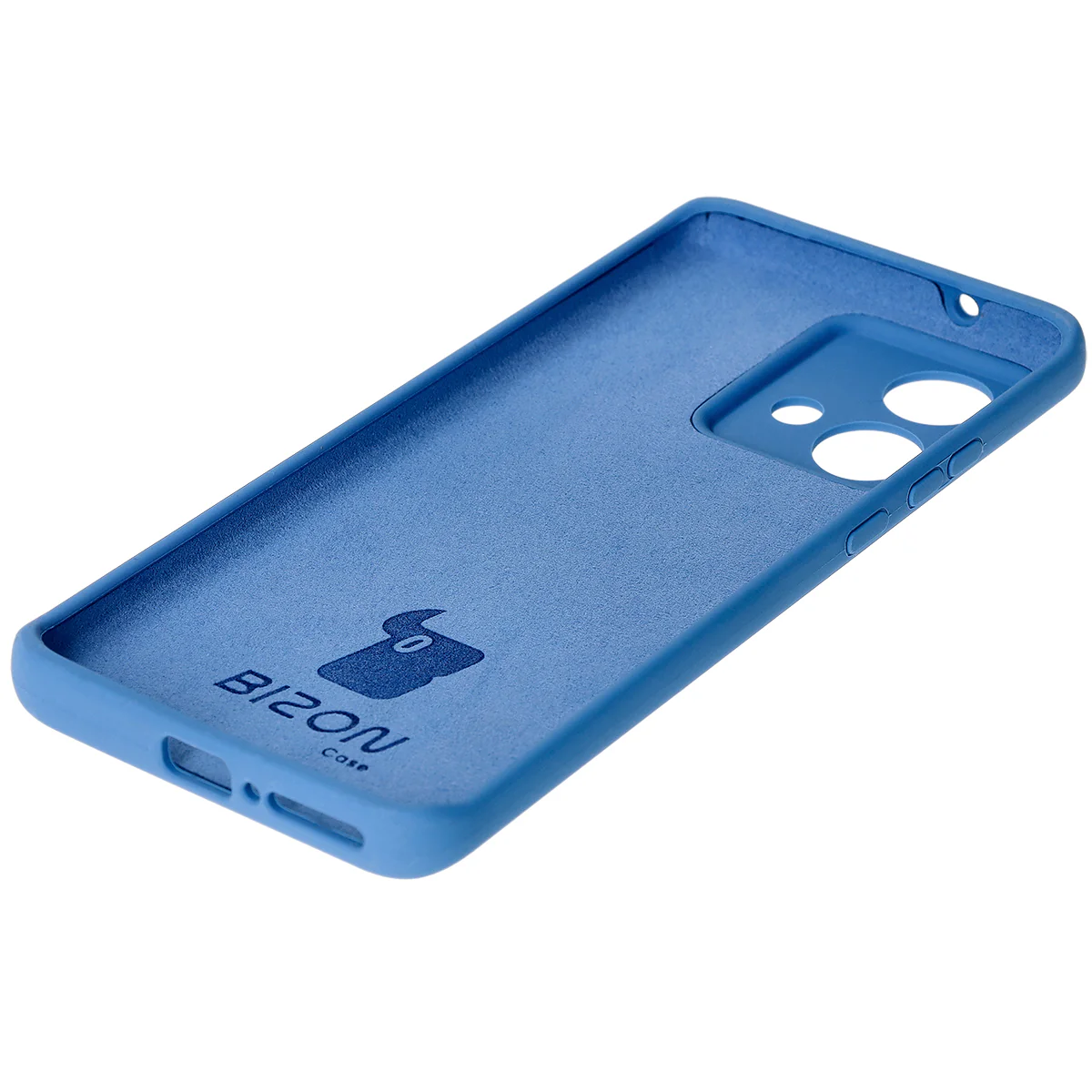 Silikon Handyhülle für Motorola Edge 40 Neo, Bizon Soft Case, Blau - Image 4