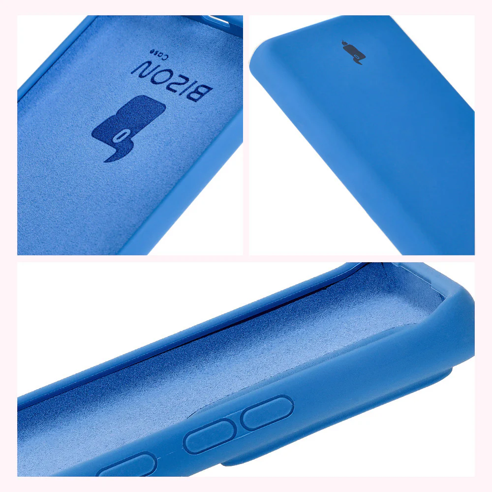 Silikon Handyhülle für Motorola Edge 40 Neo, Bizon Soft Case, Blau - Image 6