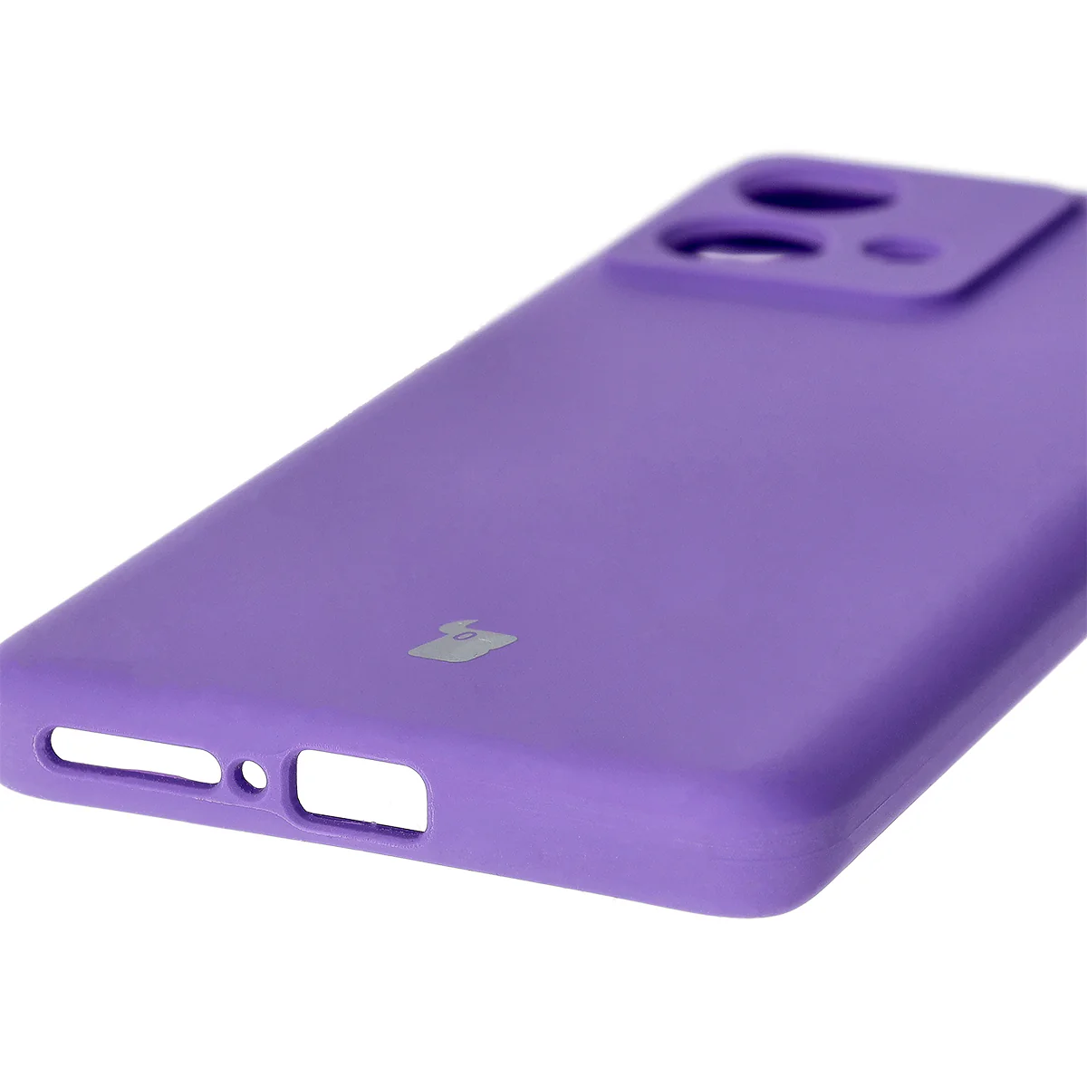 Silikon Handyhülle für Motorola Edge 40 Neo, Bizon Soft Case, Dunkelviolett - Image 3