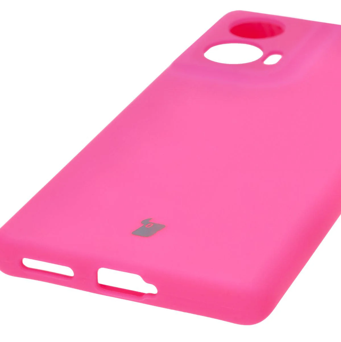 Silikon Handyhülle für Motorola Edge 50 Fusion, Bizon Soft Case, Neon-Pink - Image 3