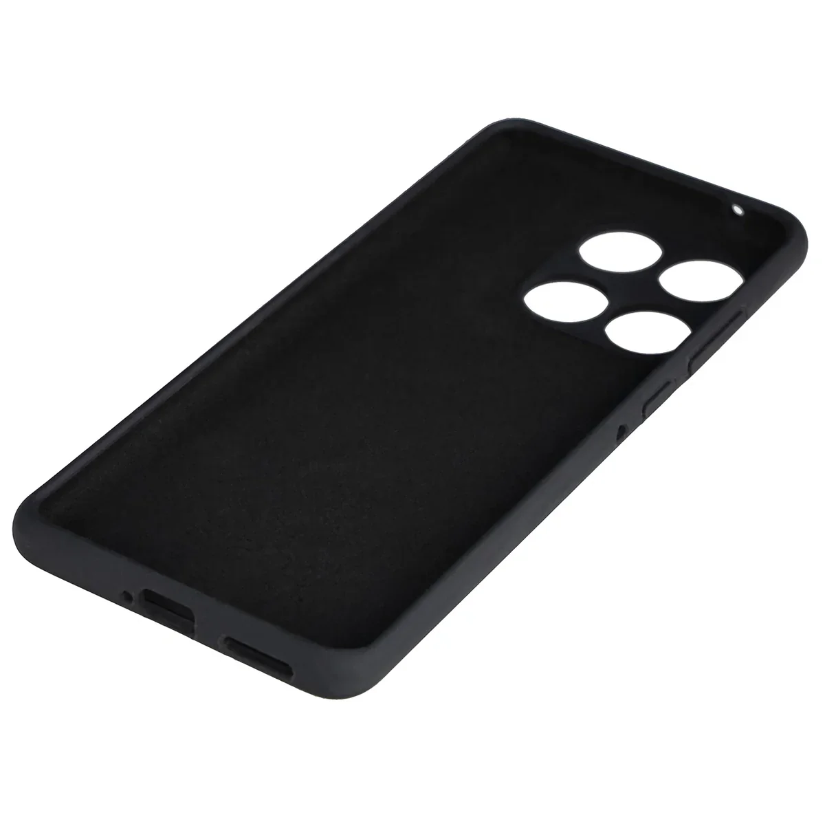 Silikon Handyhülle für Motorola Edge 60 Fusion / 60, Bizon Soft Case, Schwarz - Image 4