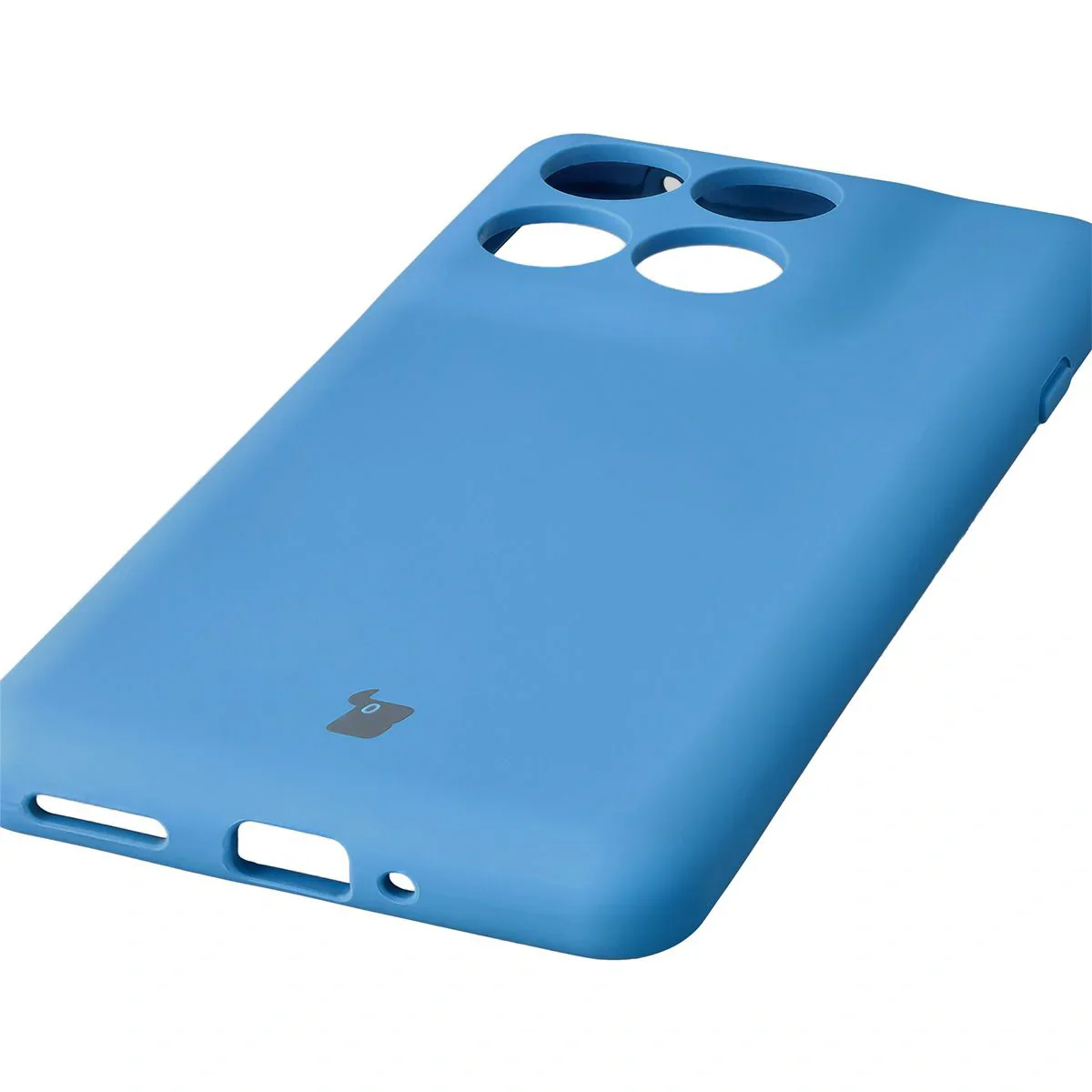 Silikon Handyhülle für Motorola Edge 60 Pro, Bizon Soft Case, Blau - Image 3