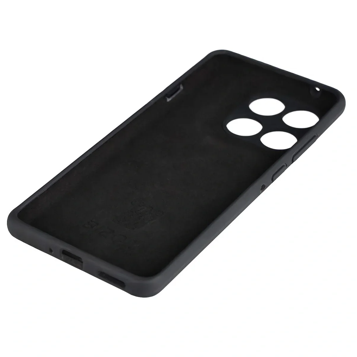 Silikon Handyhülle für Motorola Edge 60 Pro, Bizon Soft Case, Schwarz - Image 4