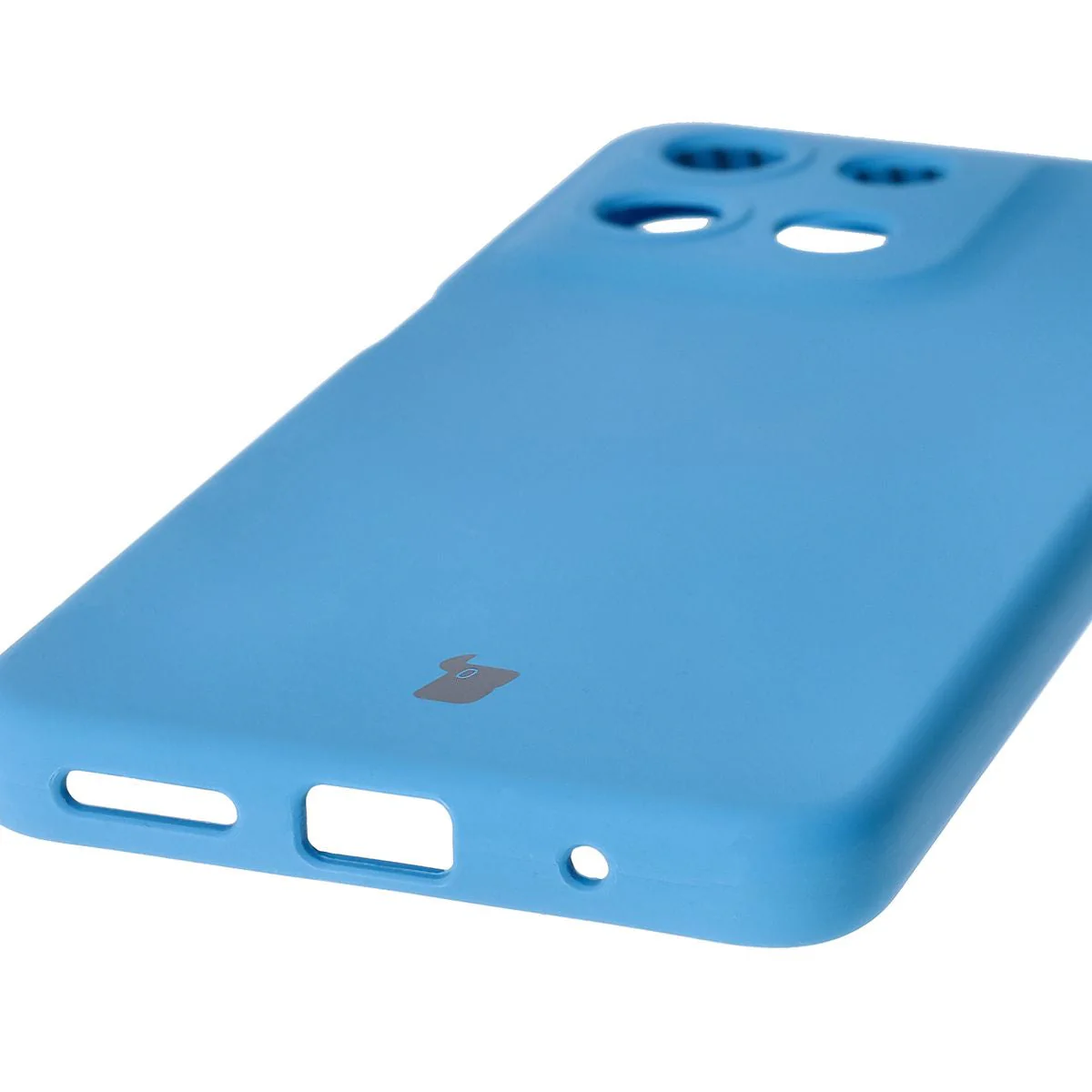 Silikon Handyhülle für Motorola Moto G15 / G15 Power, Bizon Soft Case, Blau - Image 3