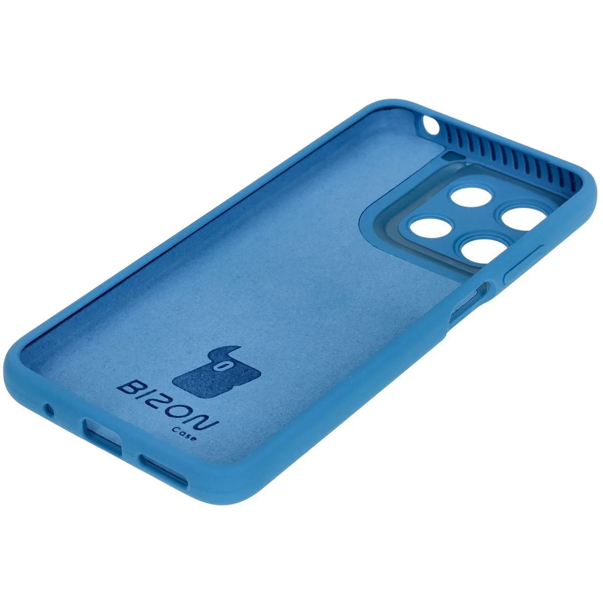 Silikon Handyhülle für Motorola Moto G15 / G15 Power, Bizon Soft Case, Blau - Image 4