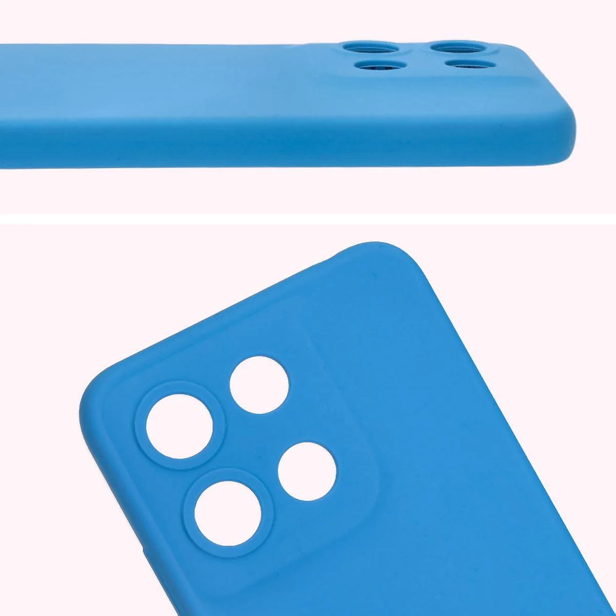 Silikon Handyhülle für Motorola Moto G15 / G15 Power, Bizon Soft Case, Blau - Image 5