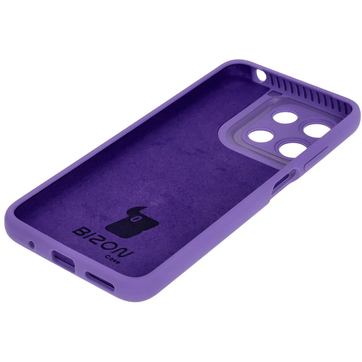 Silikon Handyhülle für Motorola Moto G15 / G15 Power, Bizon Soft Case, Violett - Image 4