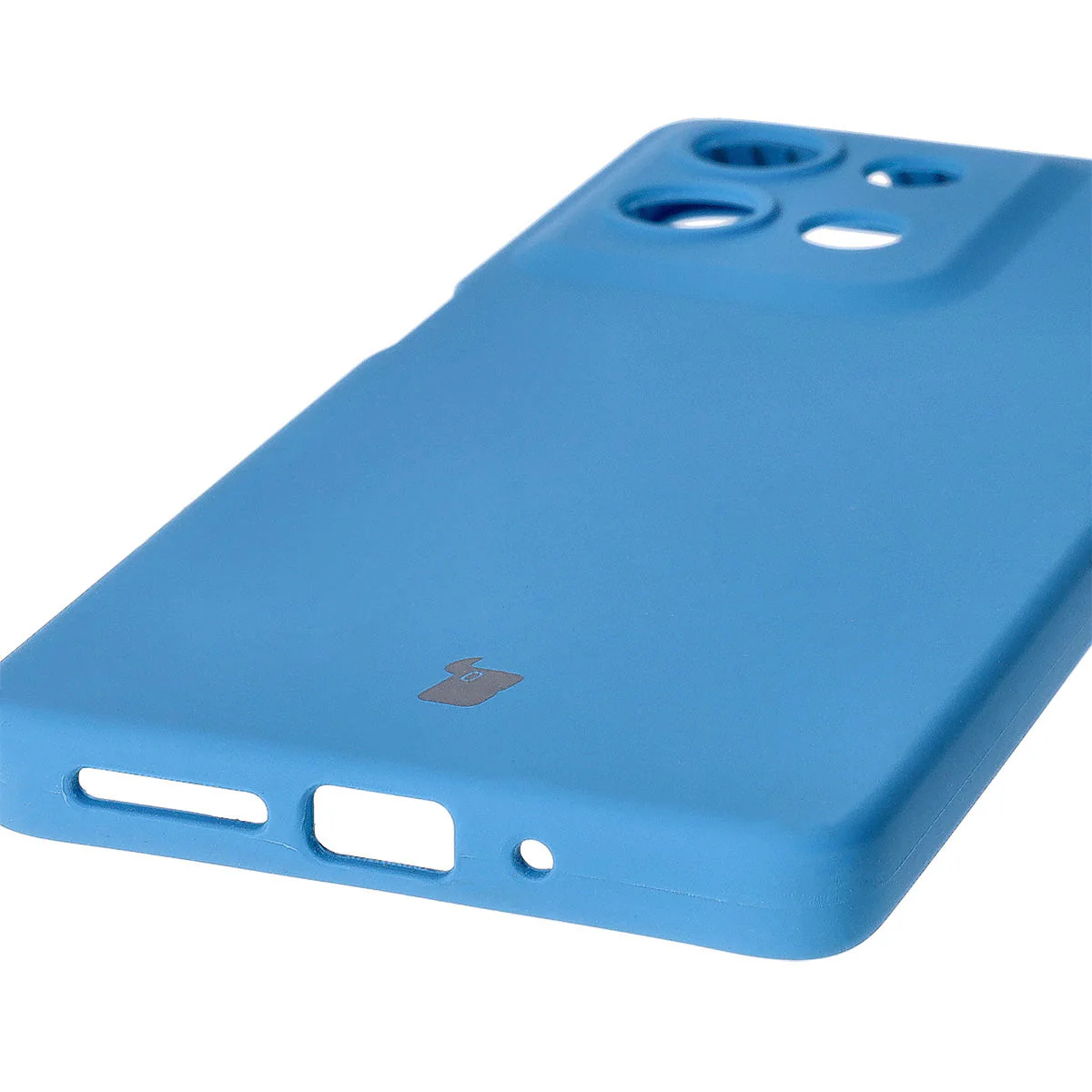 Silikon Handyhülle für Motorola Moto G75 5G, Bizon Soft Case, Blau - Image 3