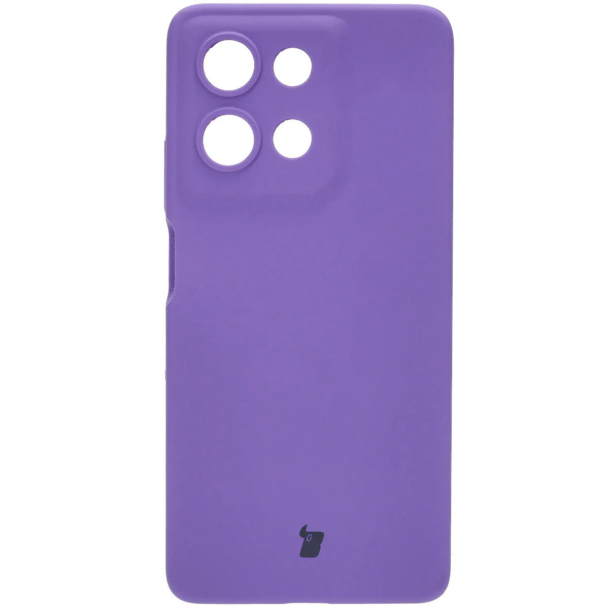 Silikon Handyhülle für Motorola Moto G75 5G, Bizon Soft Case, Violett - Image 2