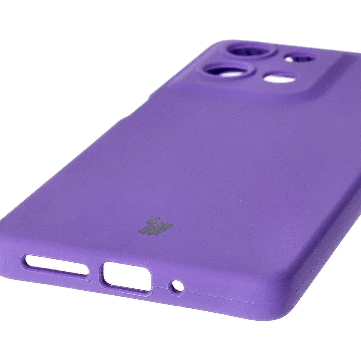 Silikon Handyhülle für Motorola Moto G75 5G, Bizon Soft Case, Violett - Image 3