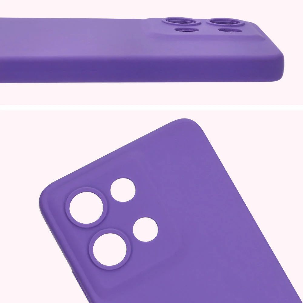 Silikon Handyhülle für Motorola Moto G75 5G, Bizon Soft Case, Violett - Image 5