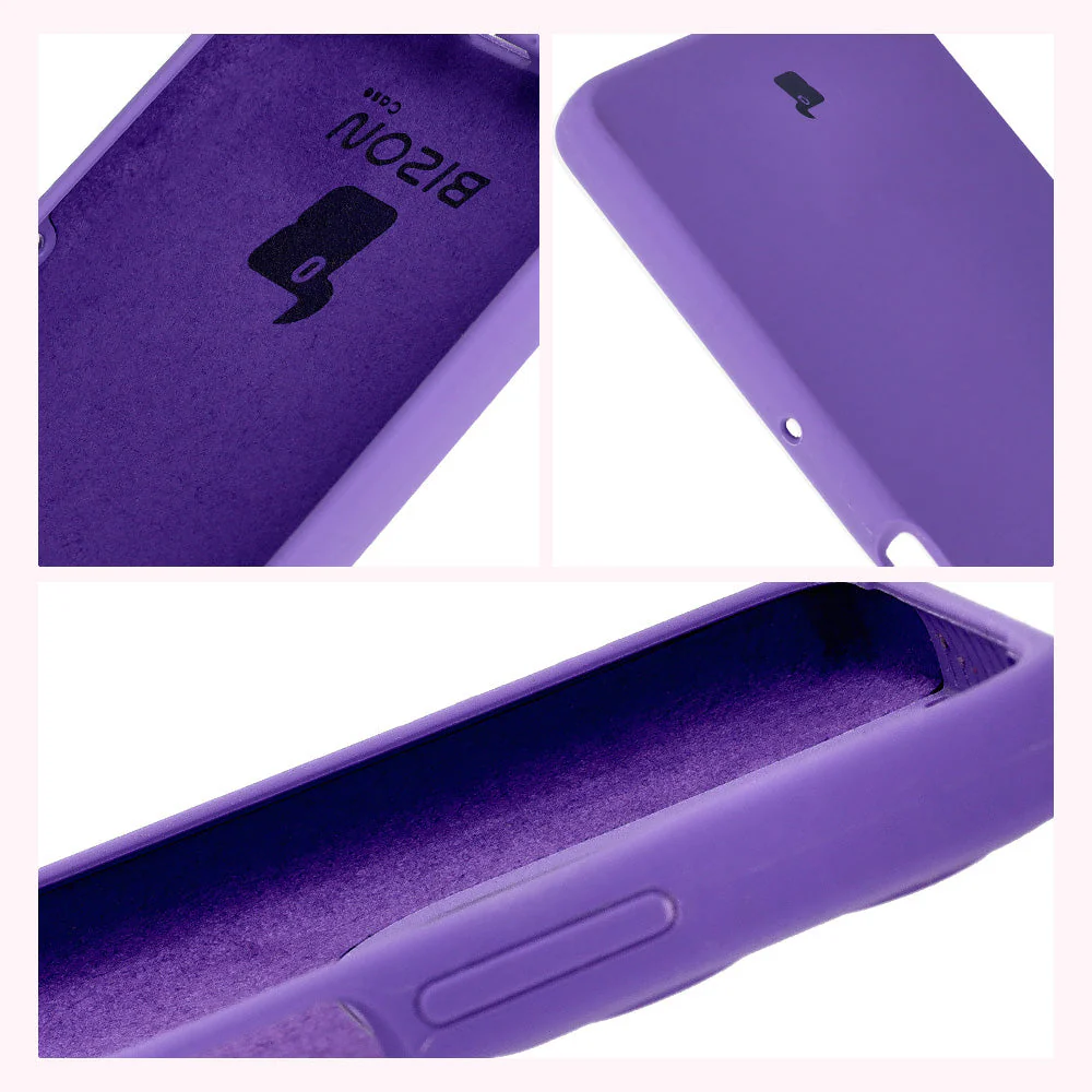 Silikon Handyhülle für Motorola Moto G75 5G, Bizon Soft Case, Violett - Image 6