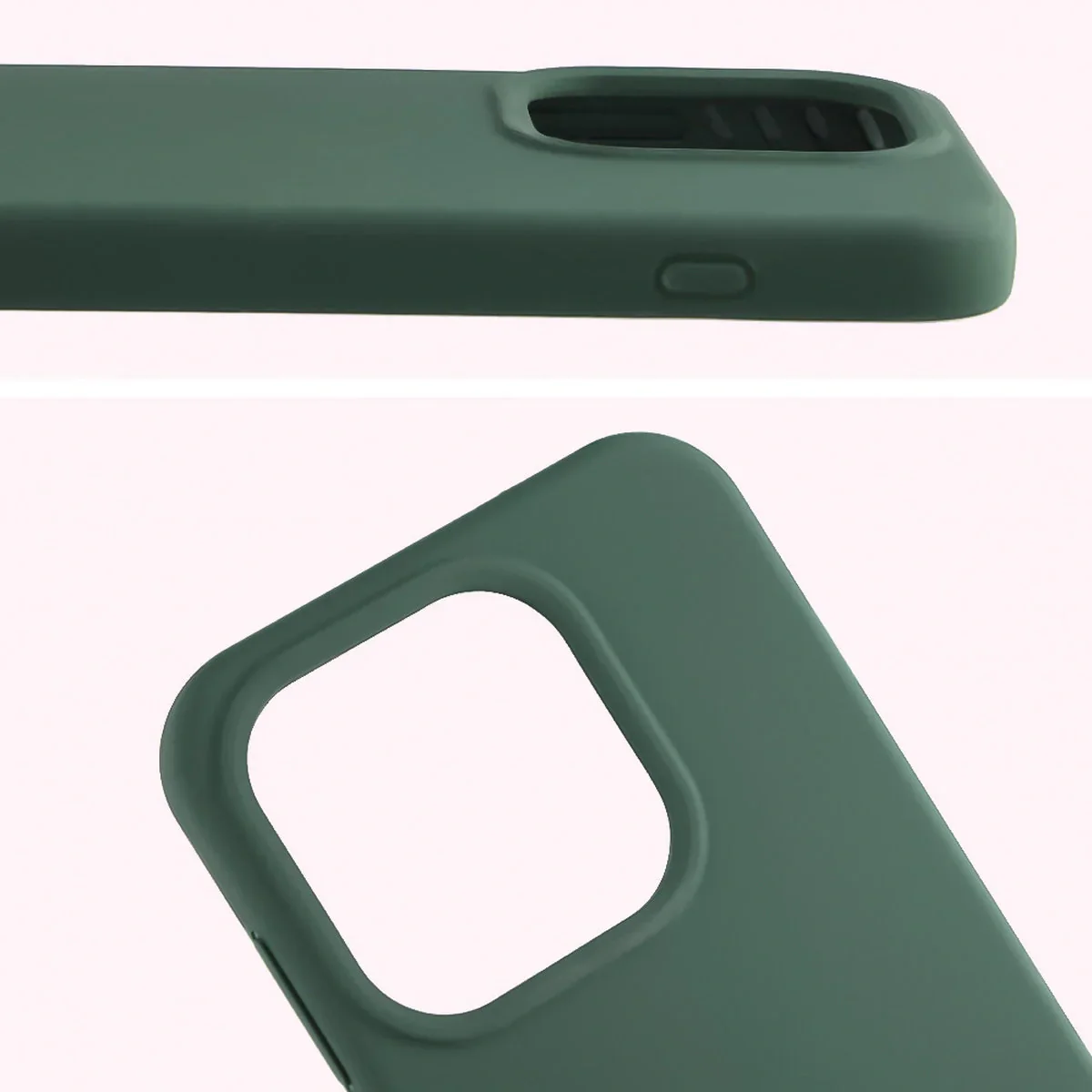 Silikon Handyhülle für OnePlus 15, Bizon Soft Case, Dunkelgrün - Image 5
