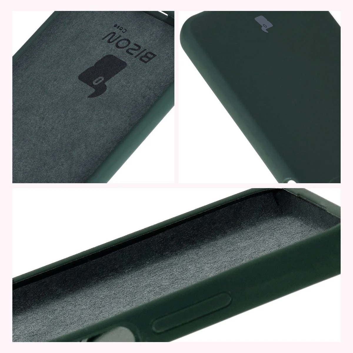 Silikon Handyhülle für Oppo A60 4G, Bizon Soft Case, Dunkelgrün - Image 6