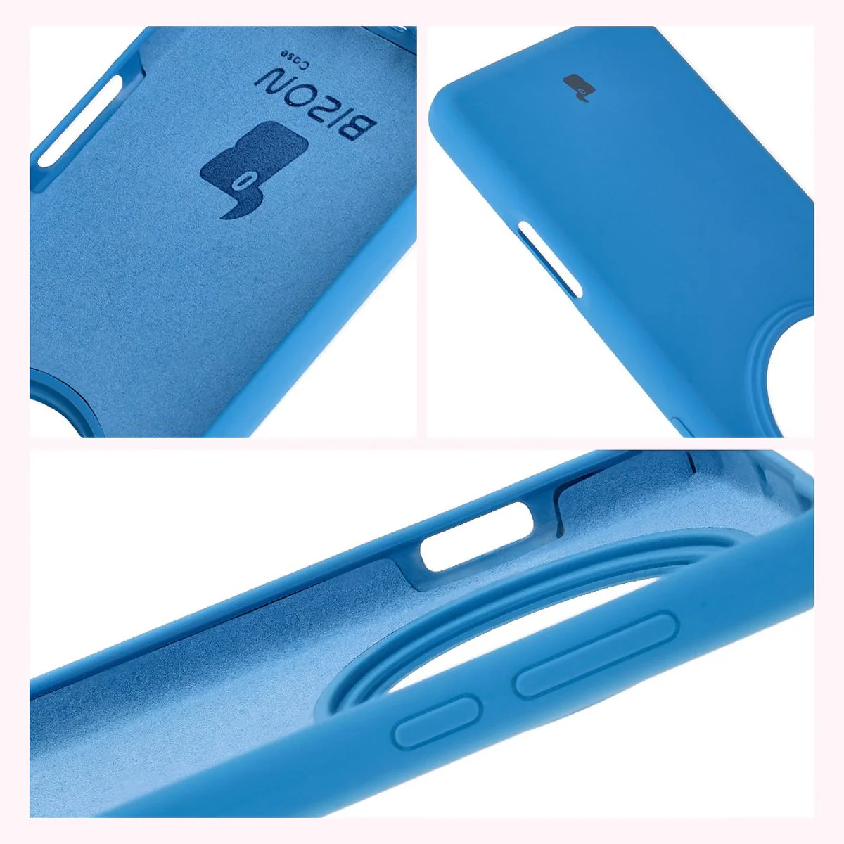 Silikon Handyhülle für Oppo Find X8 Pro, Bizon Soft Case, Blau - Image 6