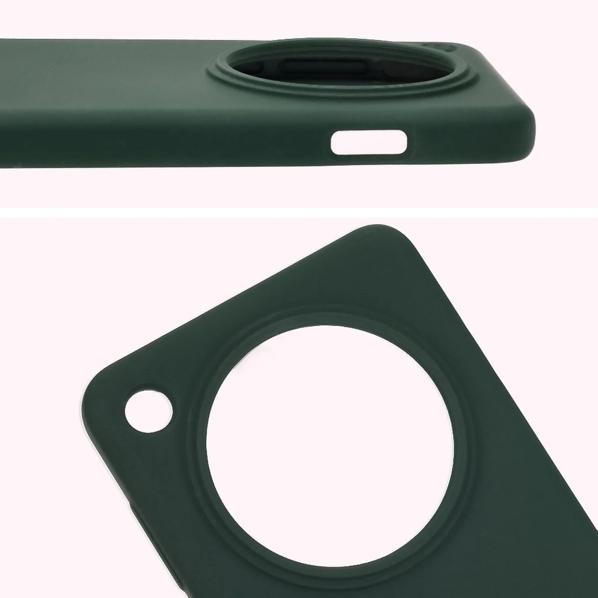 Silikon Handyhülle für Oppo Find X8 Pro, Bizon Soft Case, Dunkelgrün - Image 5