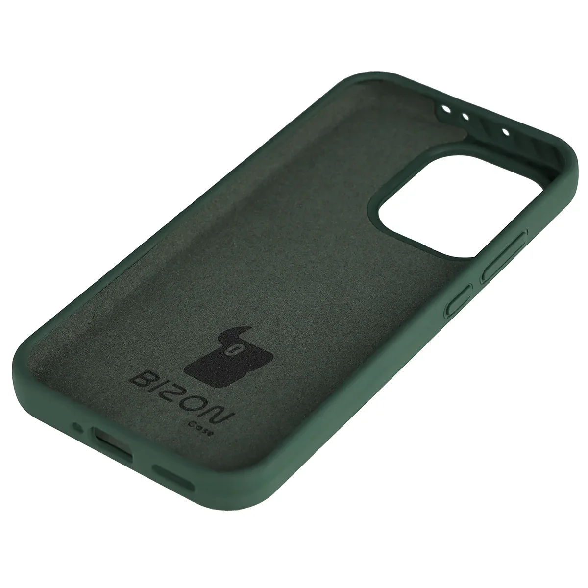 Silikon Handyhülle für Oppo Reno 15 Pro, Bizon Soft Case, Dunkelgrün - Image 4
