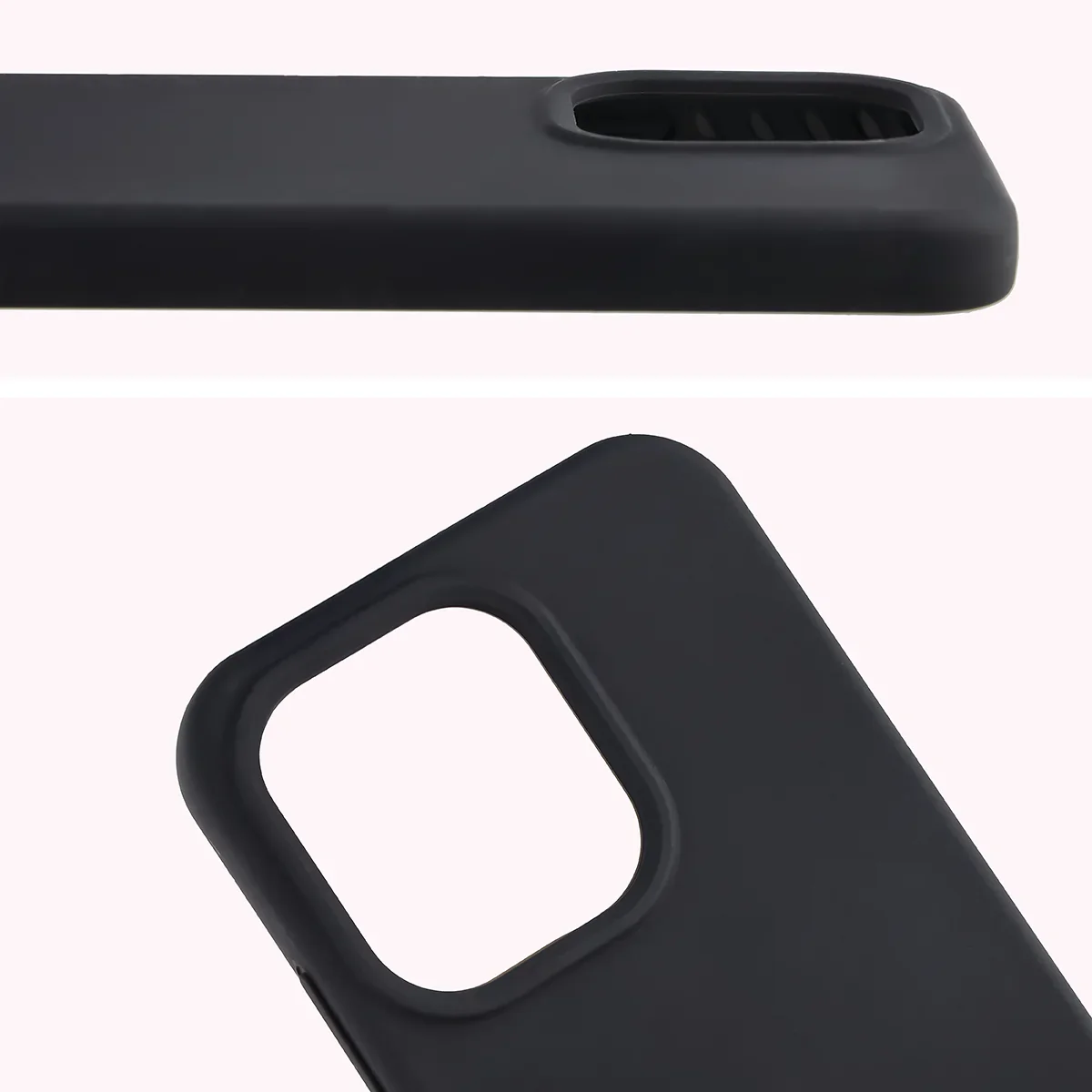 Silikon Handyhülle für Oppo Reno 15 Pro, Bizon Soft Case, Schwarz - Image 5