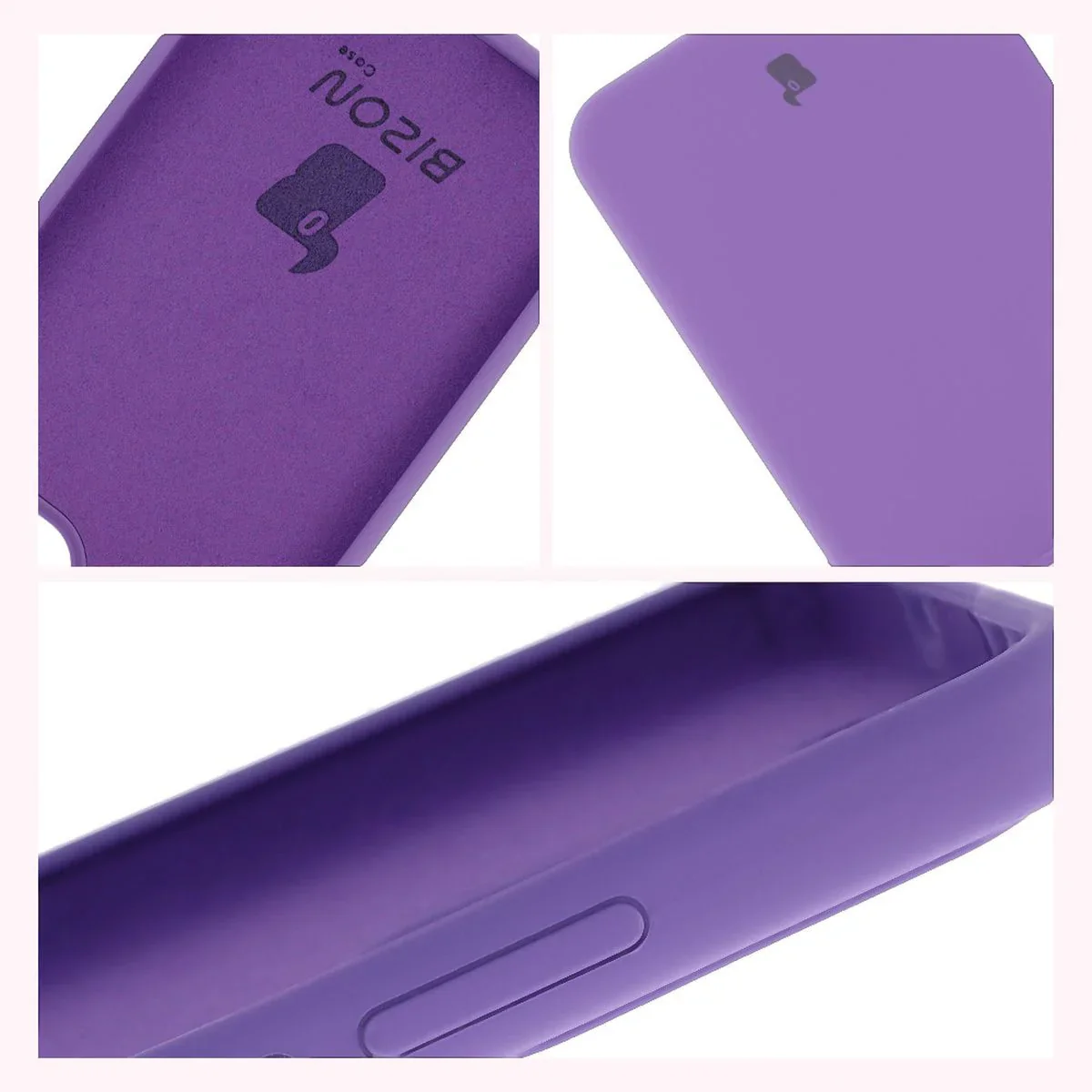Silikon Handyhülle für Oppo Reno13 Pro, Bizon Soft Case, Violett - Image 6