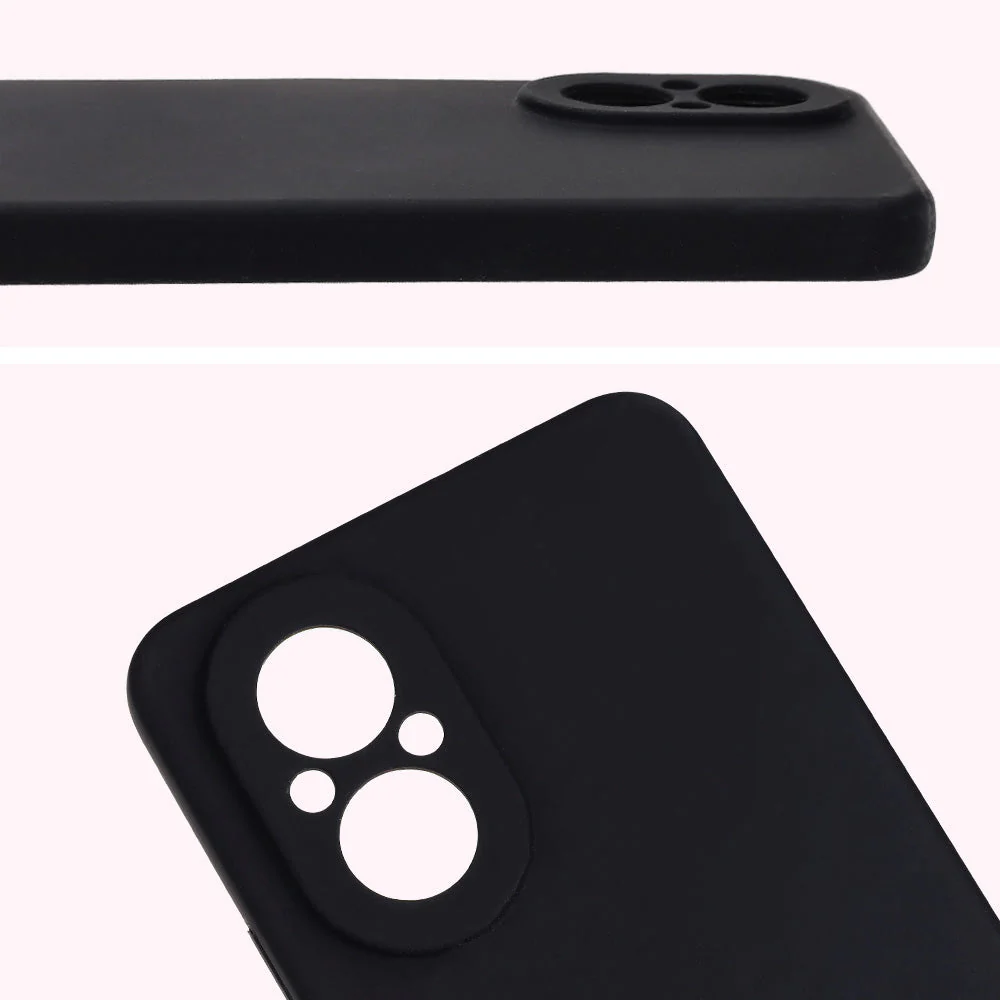 Silikon Handyhülle für Realme C67 4G, Bizon Soft Case, Schwarz - Image 5