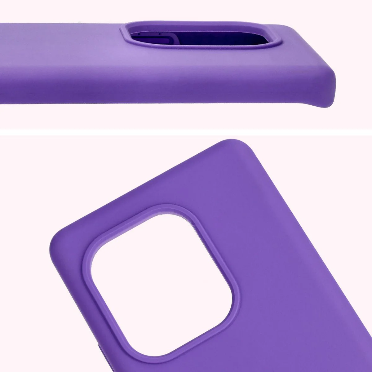 Silikon Handyhülle für Realme GT 6 / 6T / Neo 6 / Neo 6 SE, Bizon Soft Case, Violett - Image 5