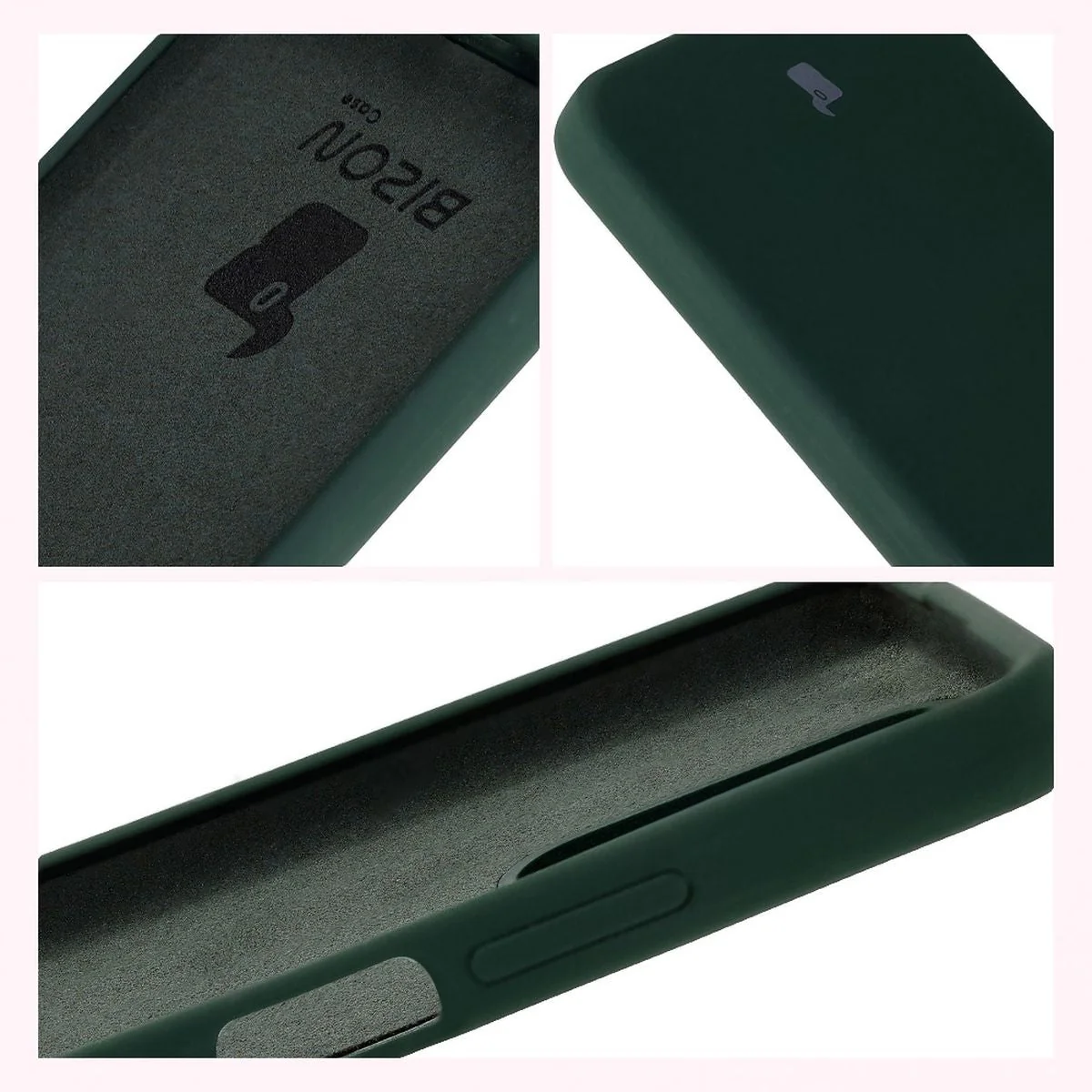 Silikon Handyhülle für Realme Note 50 / Realme C53 / C51, Bizon Soft Case, Dunkelgrün - Image 6