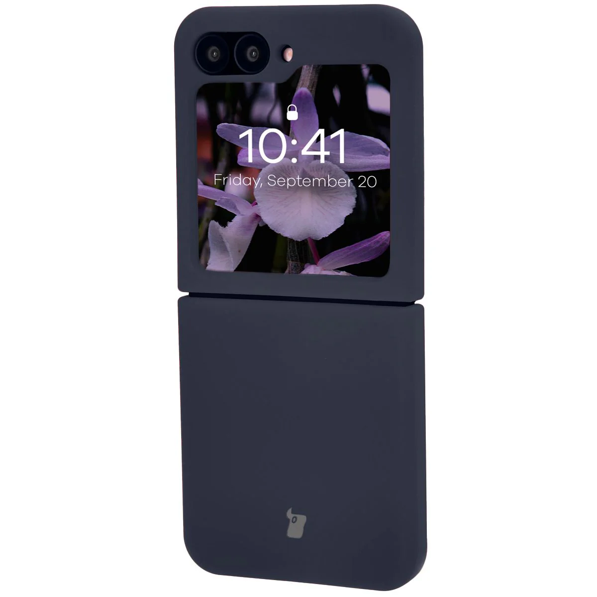 Silikon Handyhülle für Galaxy Z Flip7 FE / Z Flip6, Bizon Soft Case, Dunkelblau - Image 4