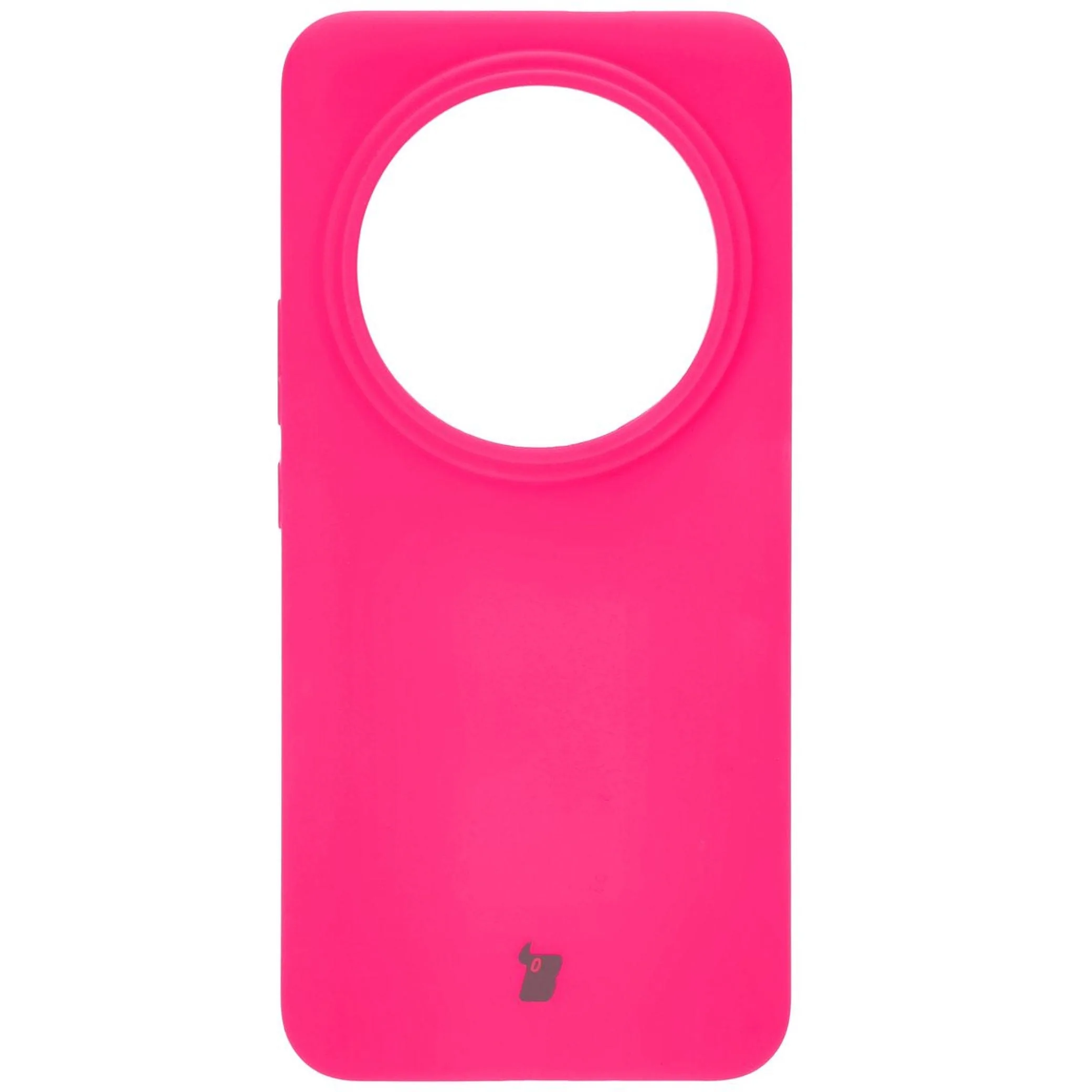 Silikon Handyhülle für Xiaomi 14 Ultra, Bizon Soft Case, Neon-Pink - Image 2