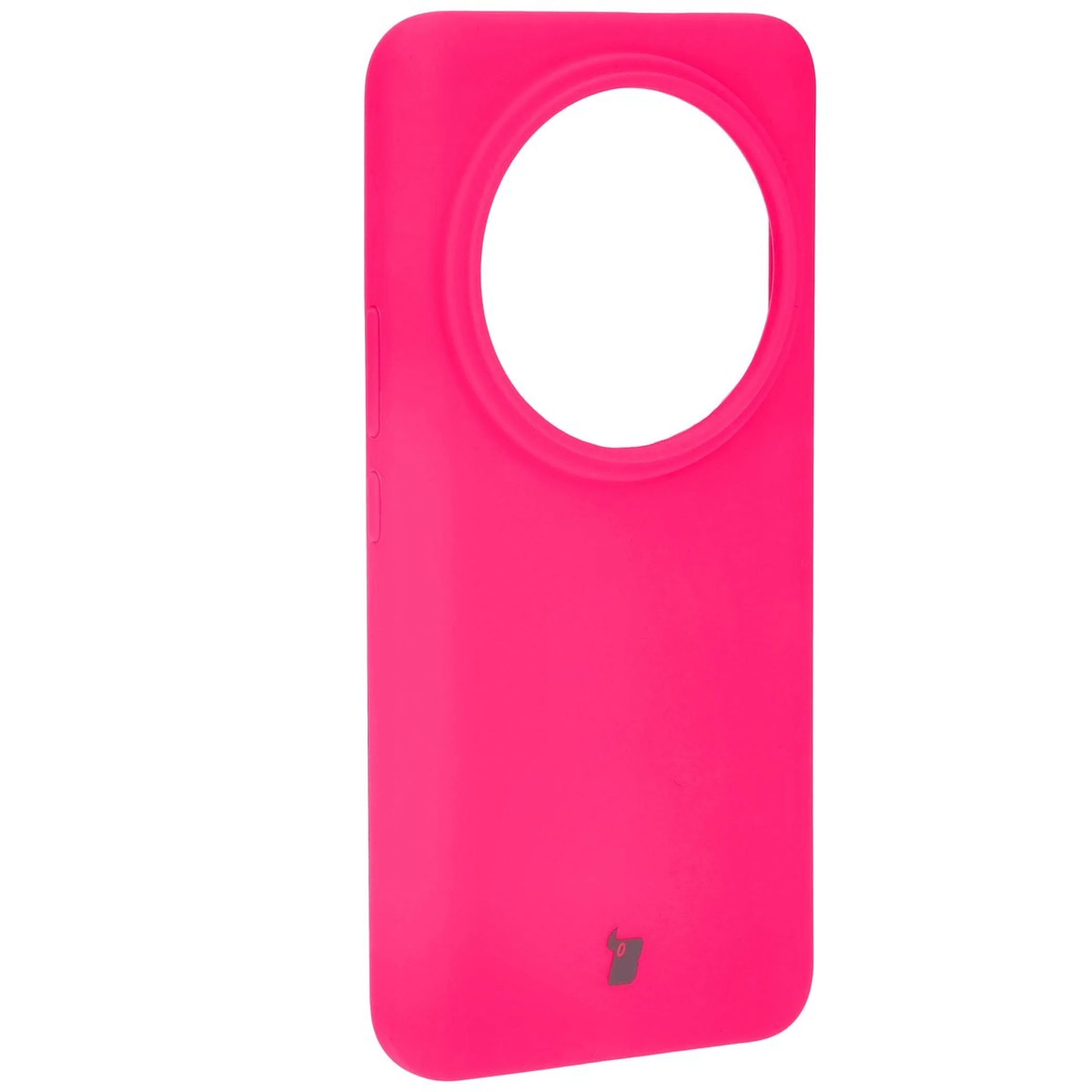 Silikon Handyhülle für Xiaomi 14 Ultra, Bizon Soft Case, Neon-Pink - Image 4