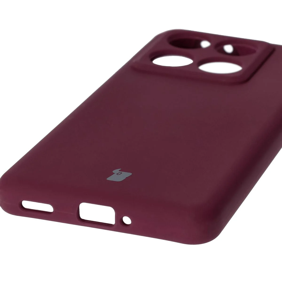 Silikon Handyhülle für Xiaomi 14T Pro, Bizon Soft Case, Pflaumenfarbe - Image 3