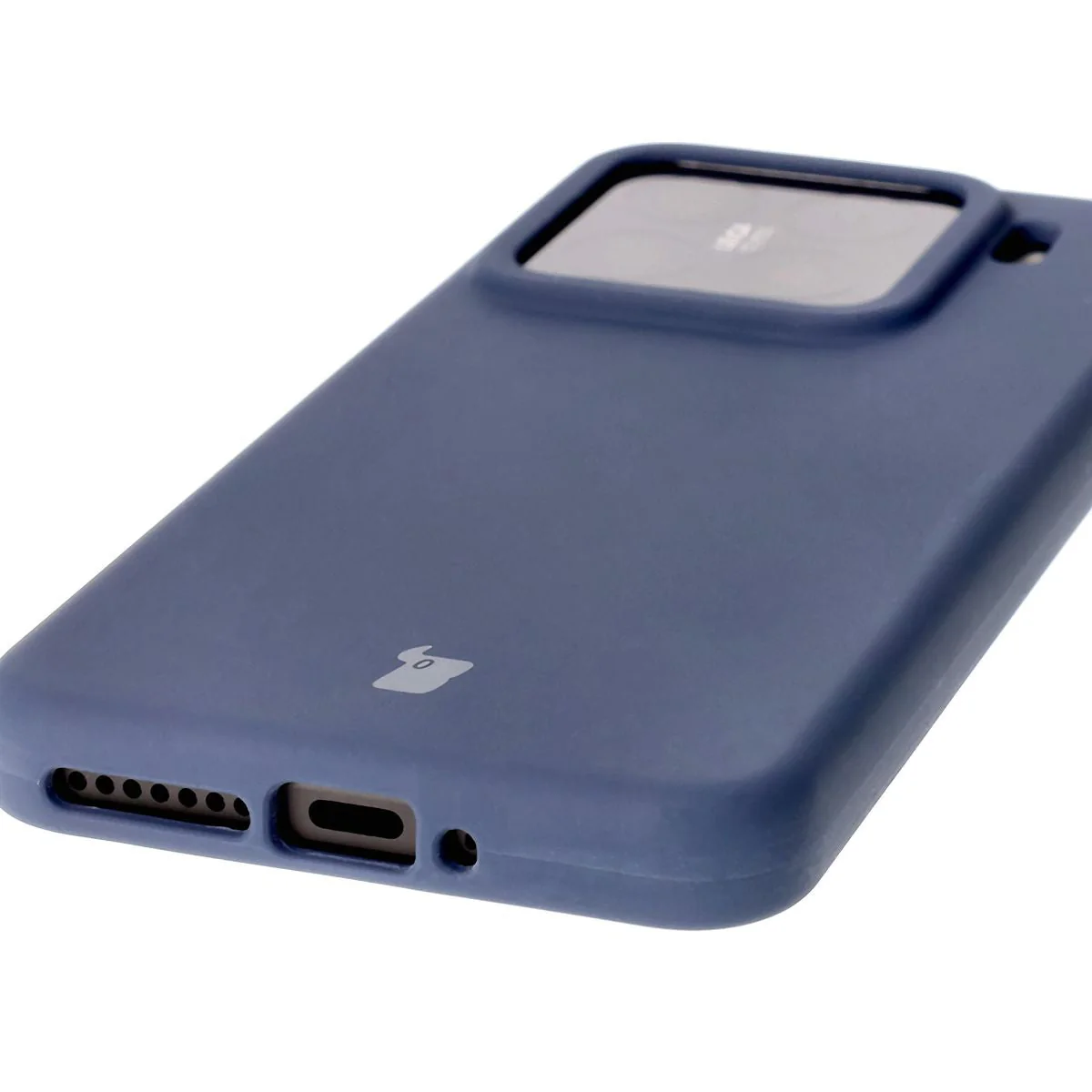Silikon Handyhülle für Xiaomi 15, Bizon Soft Case, Dunkelblau - Image 3