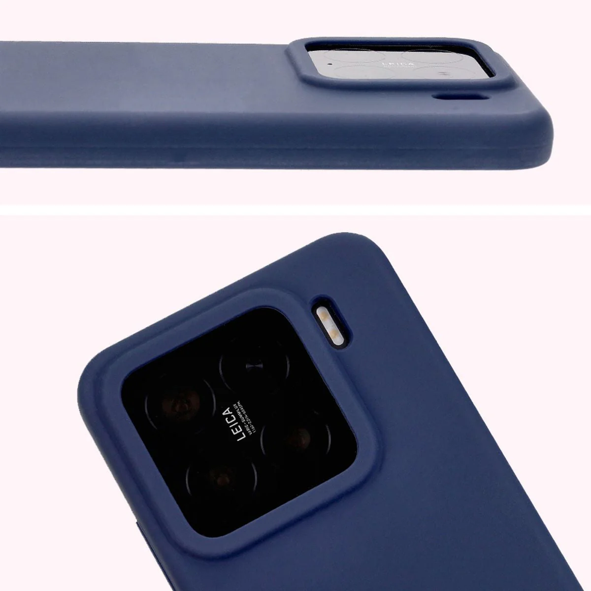 Silikon Handyhülle für Xiaomi 15, Bizon Soft Case, Dunkelblau - Image 5