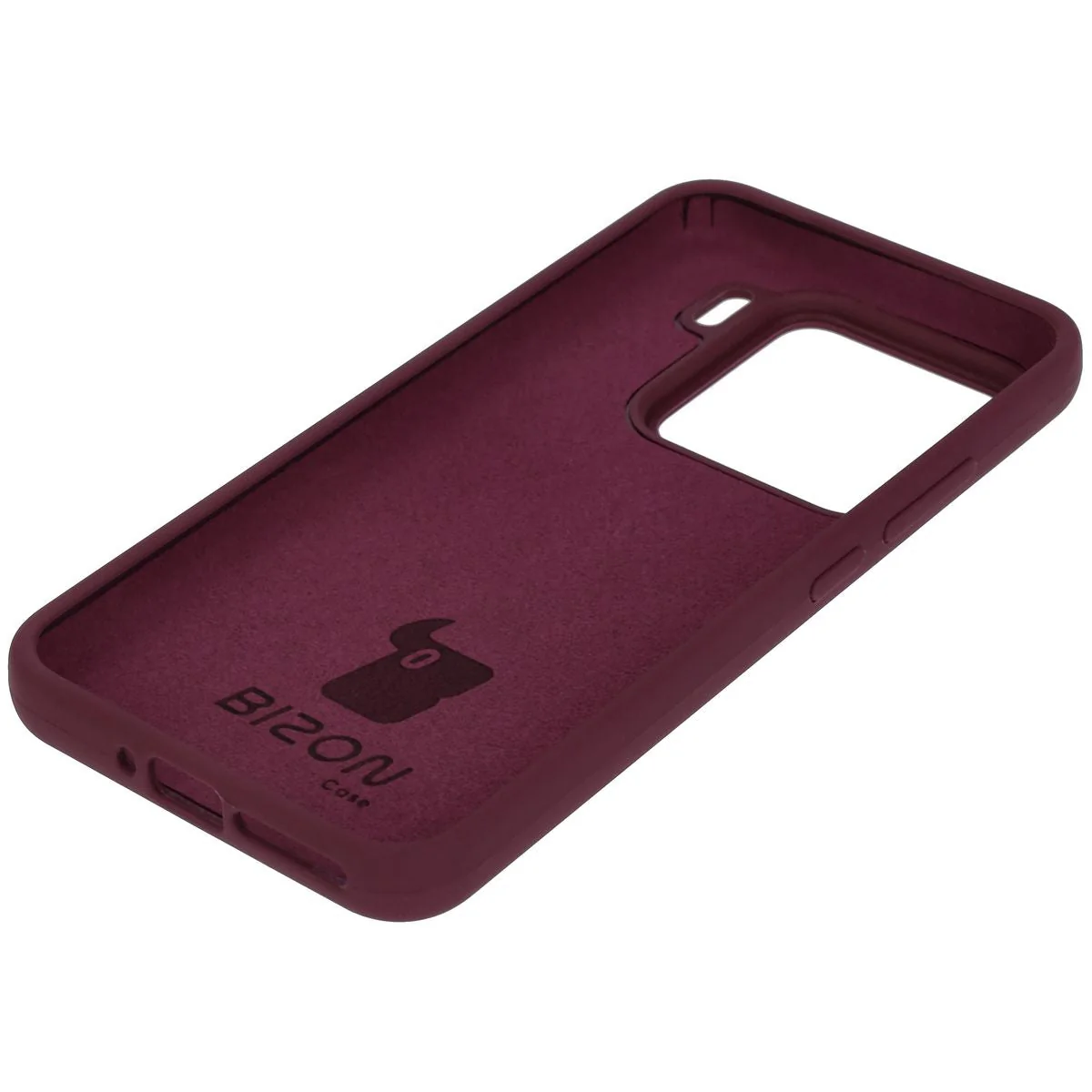 Silikon Handyhülle für Xiaomi 15, Bizon Soft Case, Pflaumenfarbe - Image 4