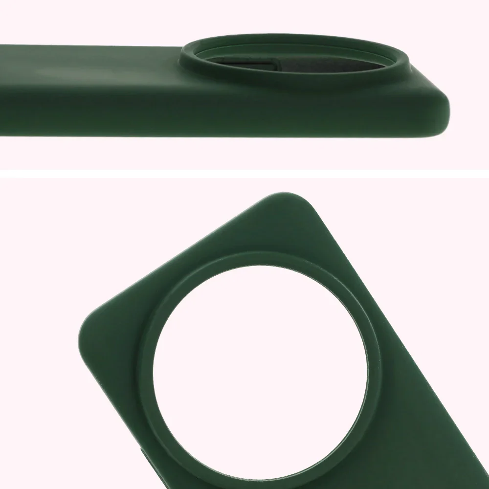 Silikon Handyhülle für Xiaomi 15 Ultra, Bizon Soft Case, Dunkelgrün - Image 5