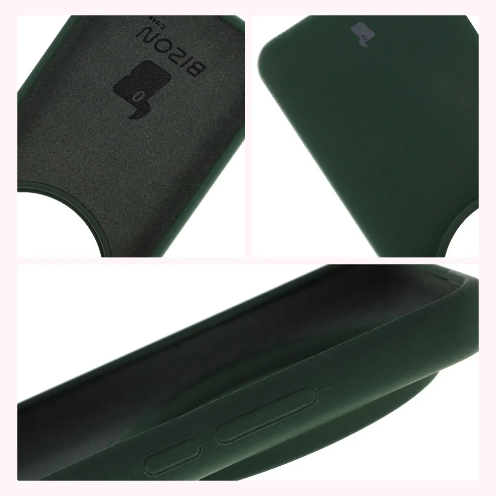 Silikon Handyhülle für Xiaomi 15 Ultra, Bizon Soft Case, Dunkelgrün - Image 6