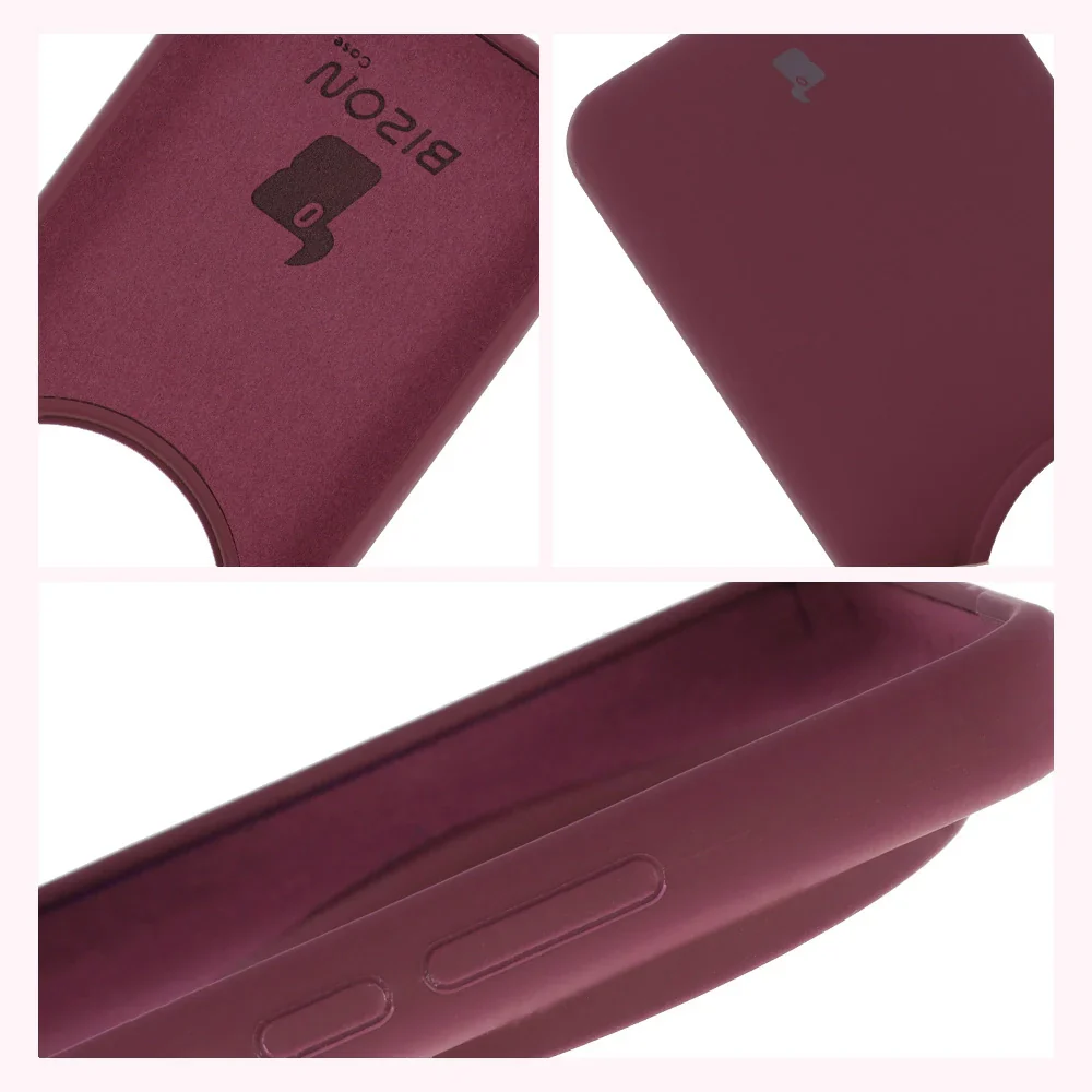 Silikon Handyhülle für Xiaomi 15 Ultra, Bizon Soft Case, Pflaumenfarbe - Image 6