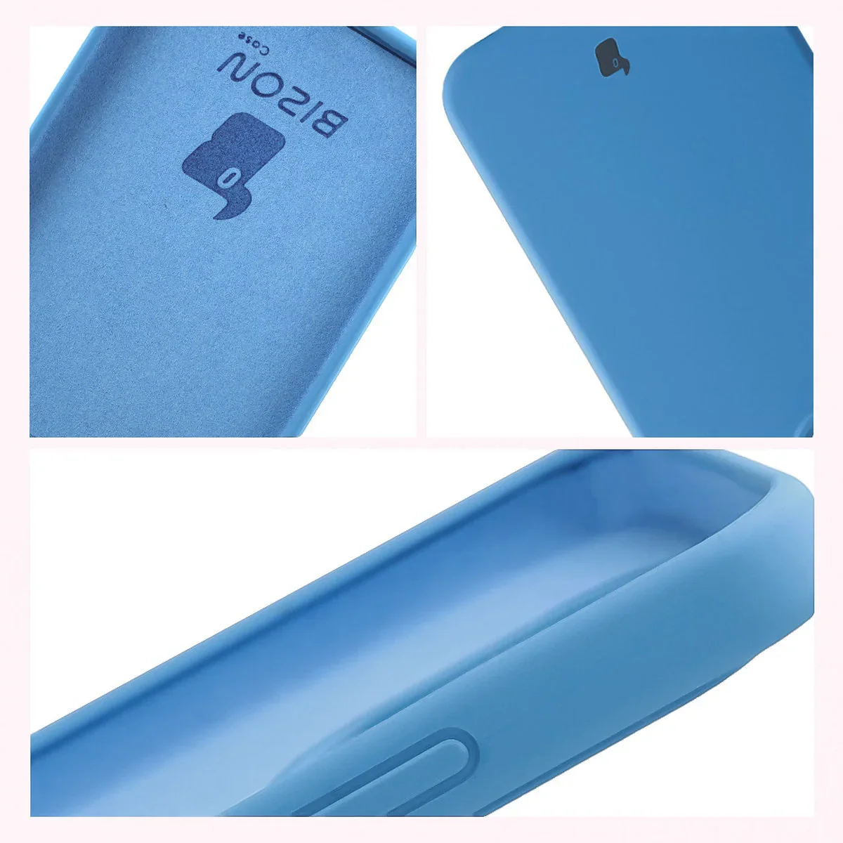 Silikon Handyhülle für Xiaomi 15T, Bizon Soft Case, Blau - Image 6